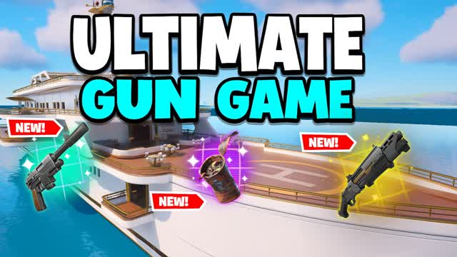 ULTIMATE GUN GAME — Fortnite Creative map cover art