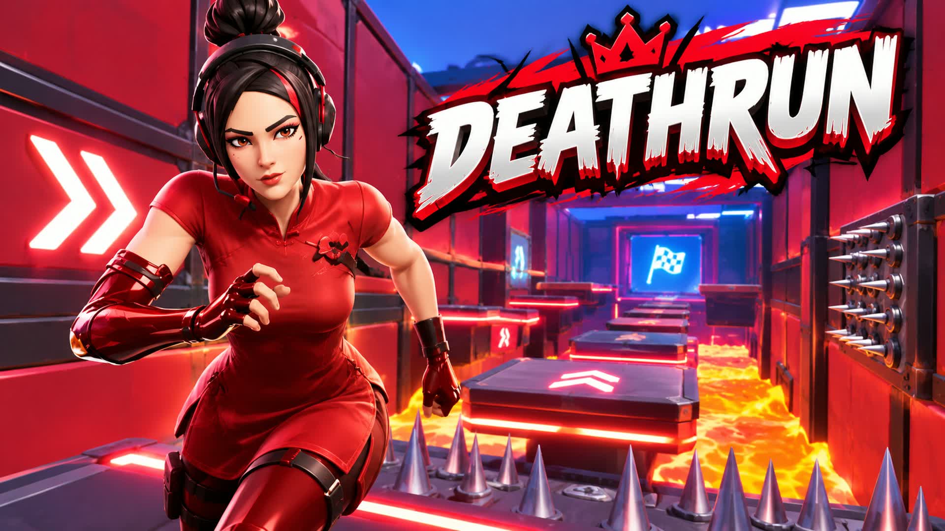 Enigma Deathrun — Fortnite Creative map