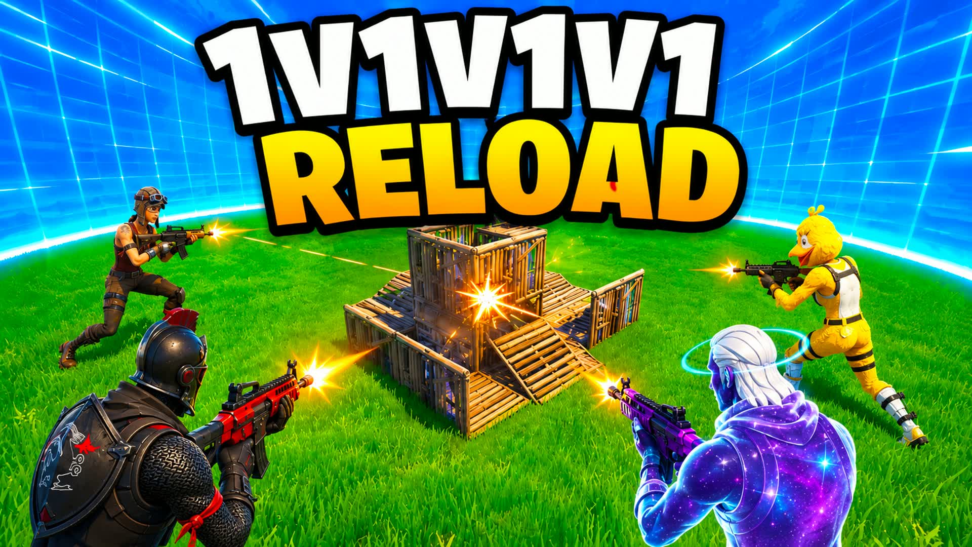1V1V1 RELOAD PVP Realistic Free For All — Fortnite Creative map