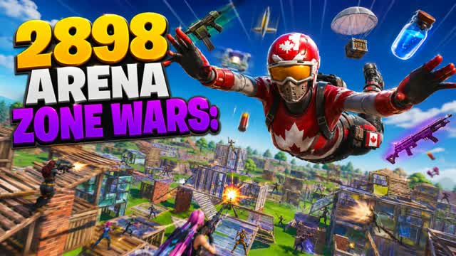 2898 Arena ZONEWARS — Fortnite Creative map