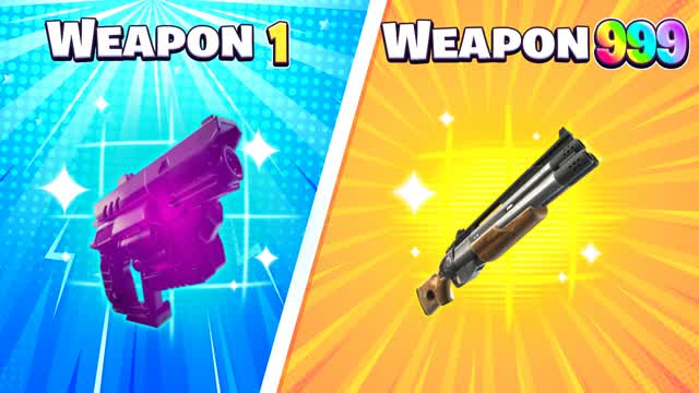 GUN GAME STARS 💫 — Fortnite Creative map