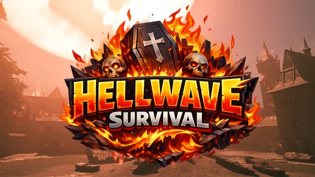 Hellwave Survival — Fortnite Creative map cover art