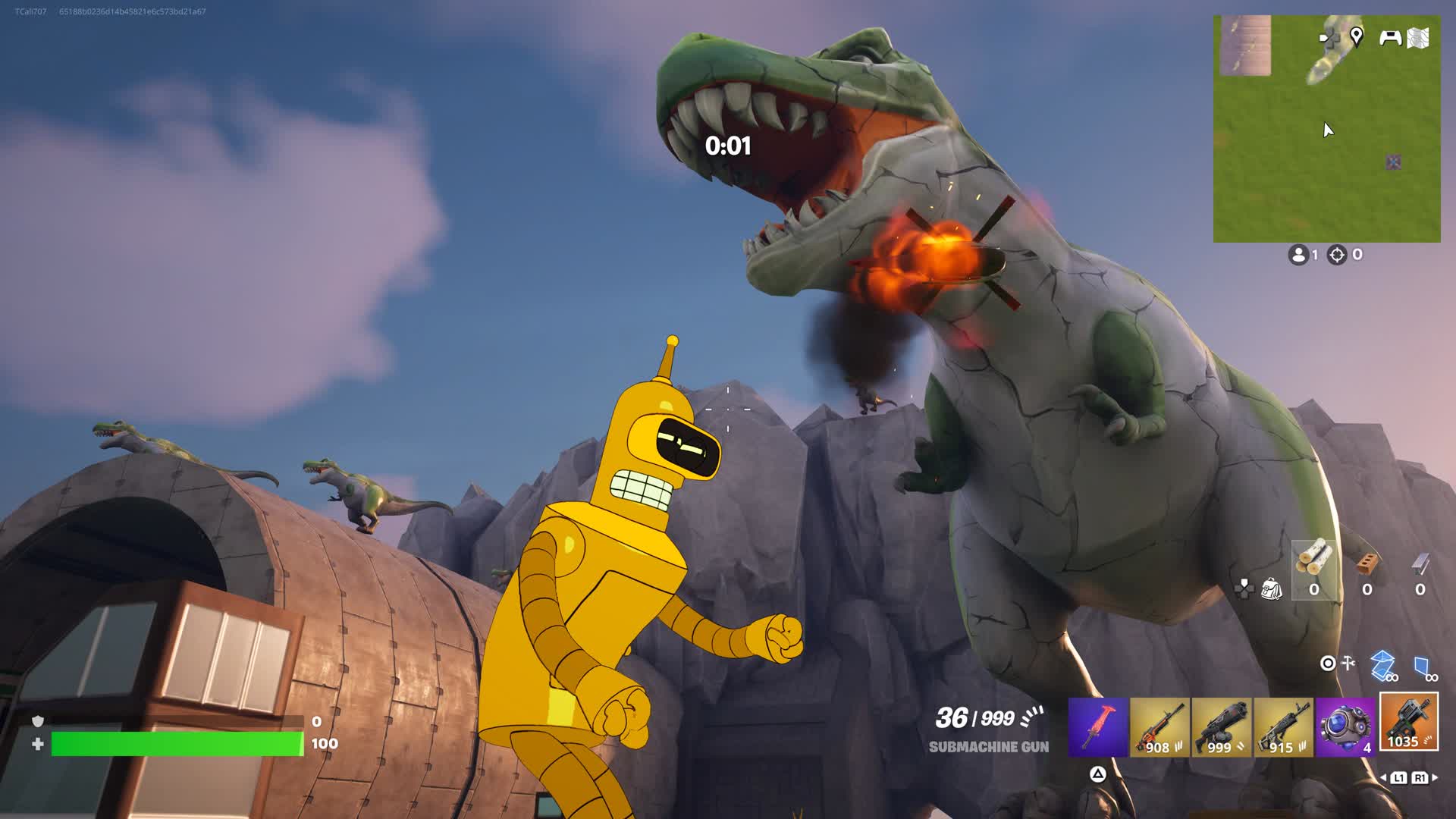 Jurassic Box Fight — Fortnite Creative map