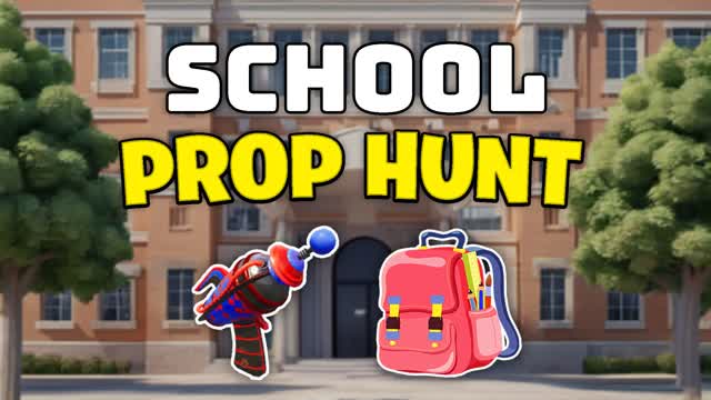HIGH SCHOOL PROP HUNT📚 — Fortnite Creative map