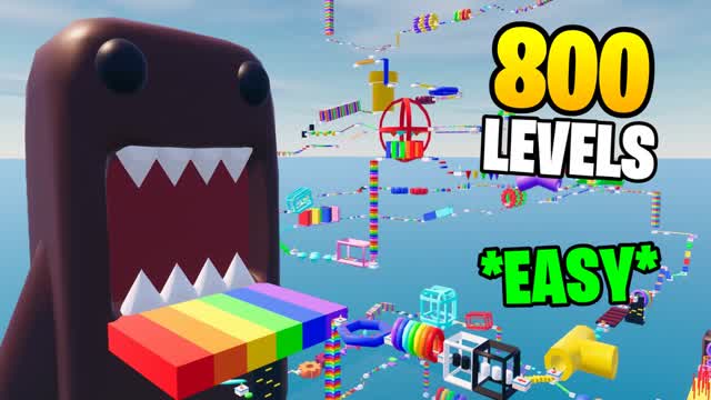 800 LEVEL OBBY PARKOUR⭐ — Fortnite Creative map cover art