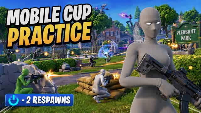 MOBILE CUP PRACTICE [SCHMALI] — Fortnite Creative map cover art