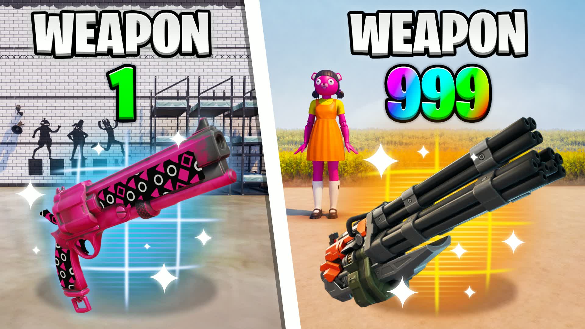 SQUID GUN GAME 문어 게임 — Fortnite Creative map