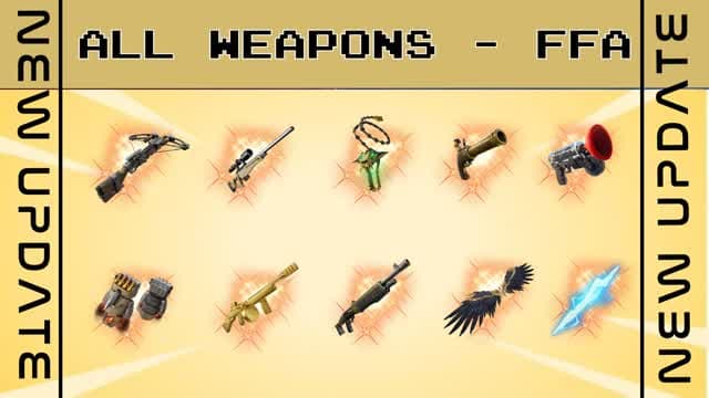 ⭐EVERY WEAPON - FREE FOR ALL⭐ — Fortnite Creative map cover art