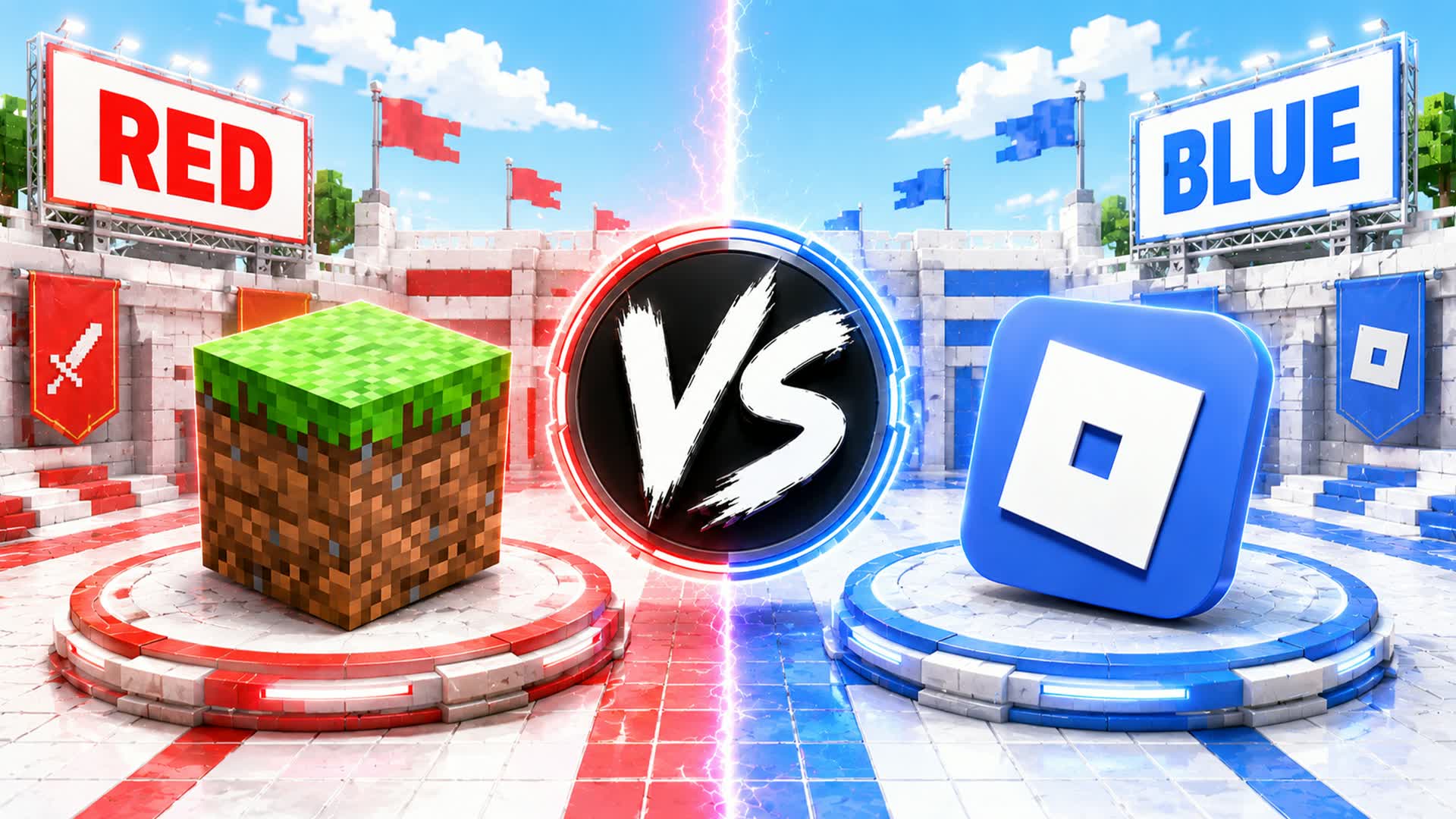 RED VS BLUE 🔵🔴only — Fortnite Creative map