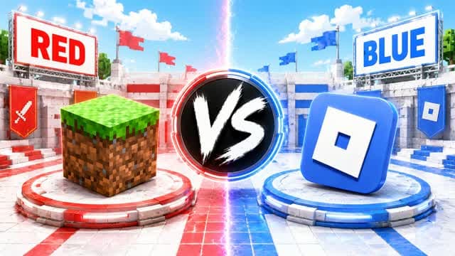 RED VS BLUE 🔵🔴only — Fortnite Creative map cover art