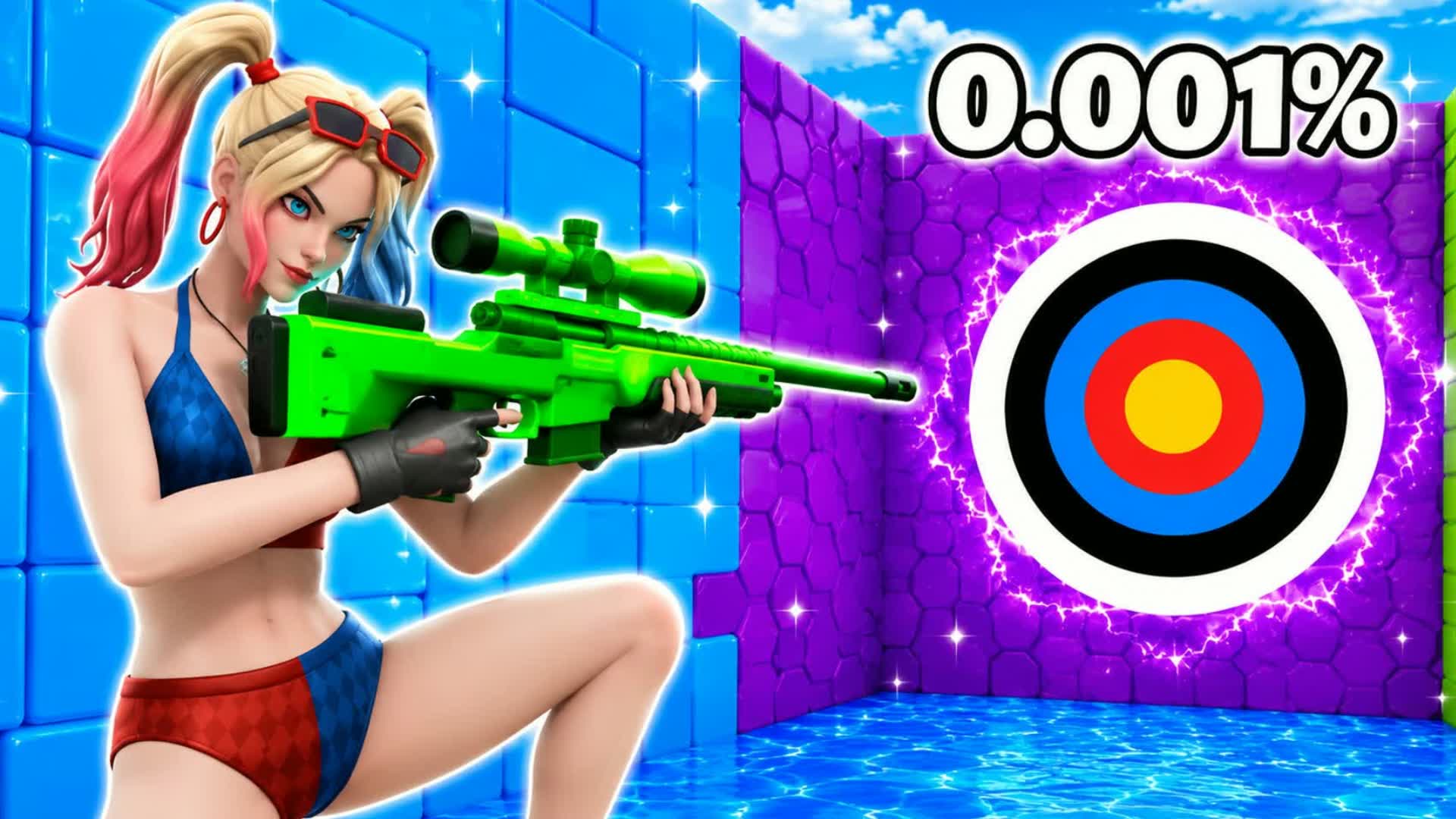 🪐🎲 CUCUMBER TRICKSHOT PRO PARKOUR 👑 — Fortnite Creative map