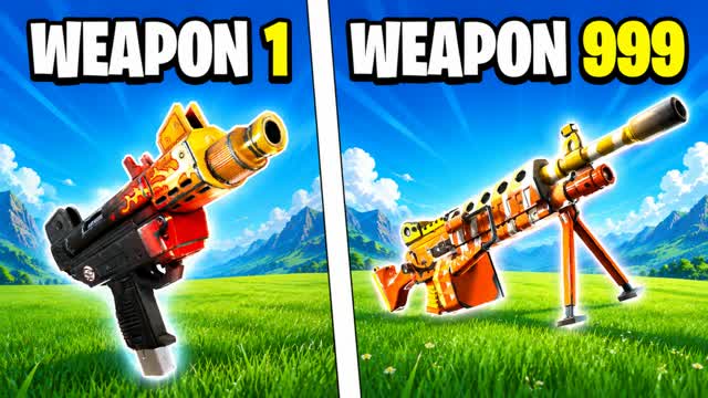 ULTIMATE ONE SHOT🔫🎯 GUN GAME (FFA) — Fortnite Creative map