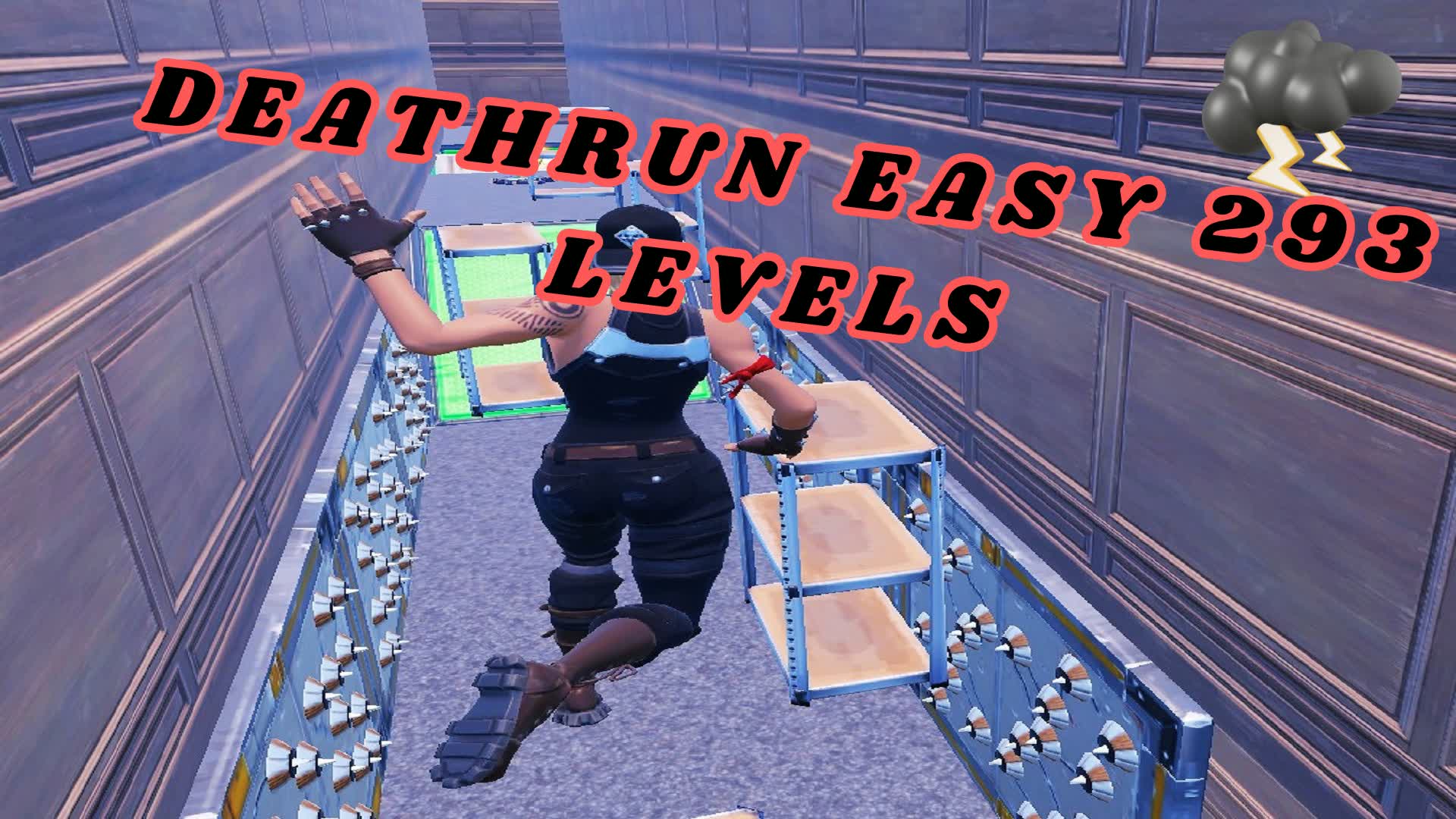 DEATHRUN EASY 293 LEVELS — Fortnite Creative map