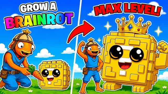 GROW A BRAINROT — Fortnite Creative map