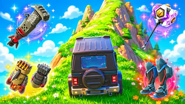 🌄 RACE CITY FREE FOR ALL - WEAPONS 🏙️ — Fortnite Creative map