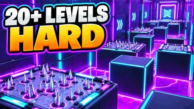 20 HARD LEVELS DEATHRUN PARKOUR NEW — Fortnite Creative map