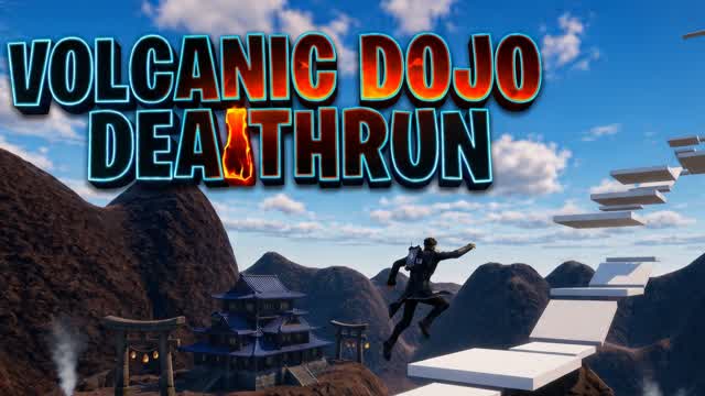 VOLCANIC DOJO DEATHRUN — Fortnite Creative map cover art