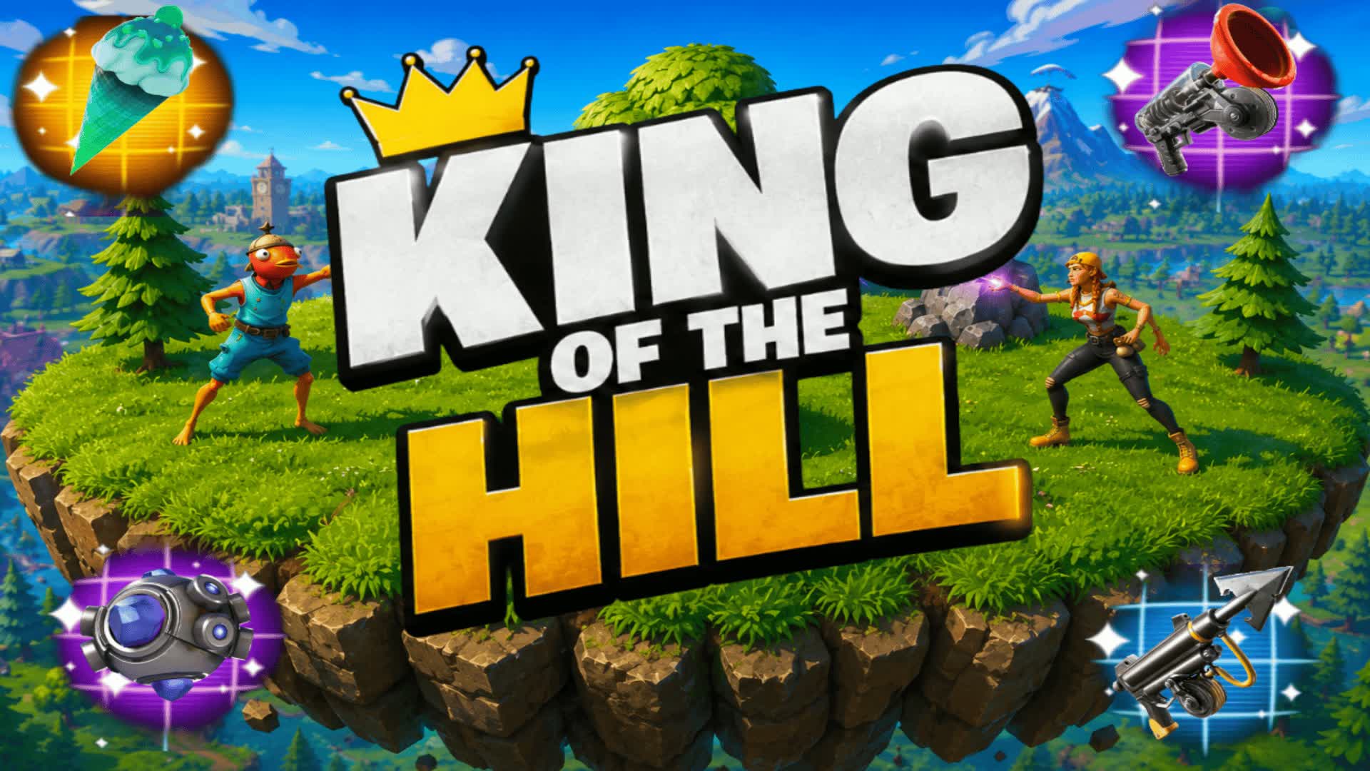 👑 King of the Hill 🏔️ — Fortnite Creative map