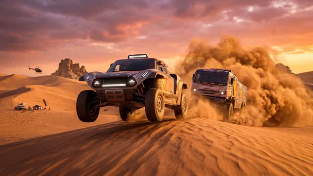 DESERT DUNE RALLY 🏜️ — Fortnite Creative map