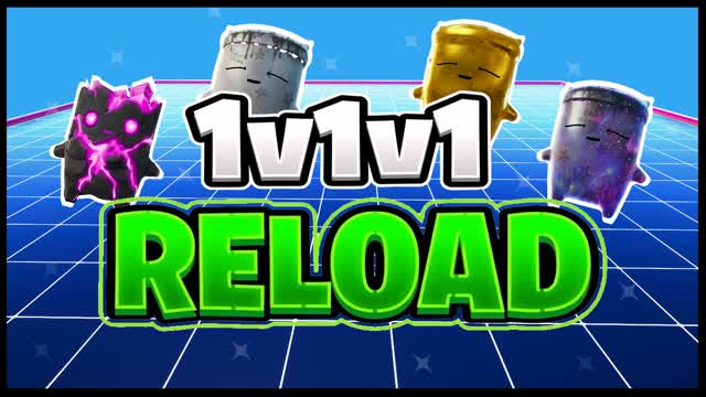 🔥 1v1v1 RELOAD FIGHTS 🔥 — Fortnite Creative map