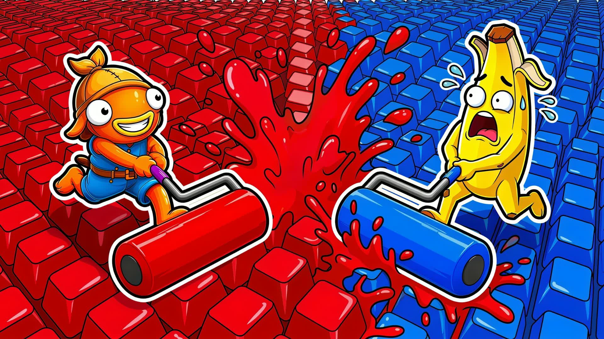 KEYBOARD RED VS BLUE — Fortnite Creative map