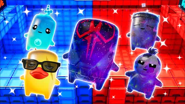 RED VS BLUE FUSION SPARK 🔴🔵 — Fortnite Creative map cover art