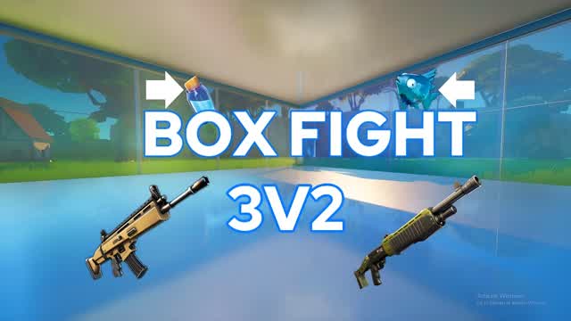 BOX FIGHT 3V2 — Fortnite Creative map