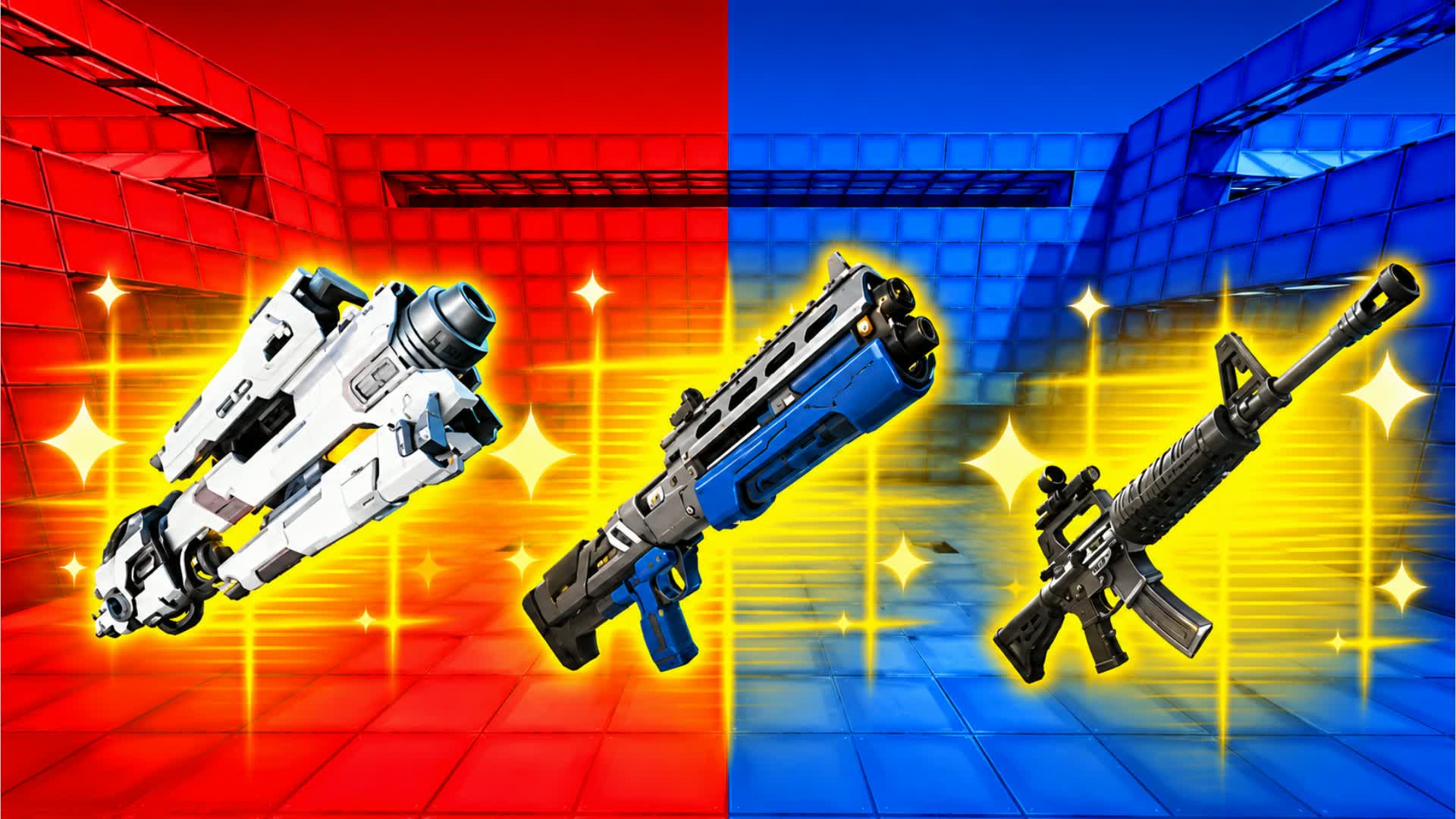 Super 🔴 VS 🔵 — Fortnite Creative map