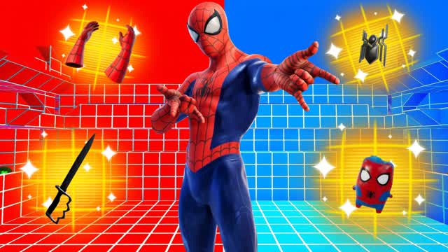 💙SPIDER RED VS BLUE MAN❤️ — Fortnite Creative map cover art