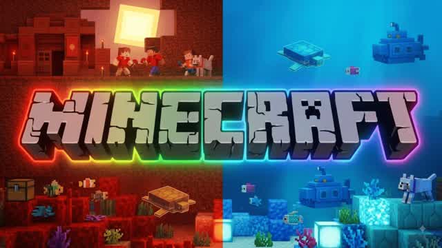 BLUE VS RED MINECRAFT 🔵🔴 — Fortnite Creative map