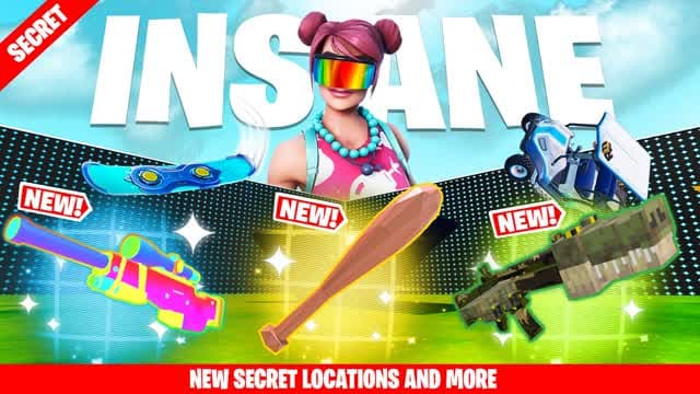 INSANE FFA ⭐ ALL GUNS ⭐ 1V1 — Fortnite Creative map cover art