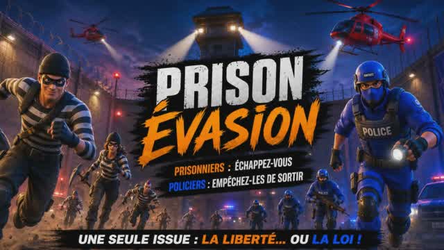 POLICIER VS PRISONNIERS — Fortnite Creative map