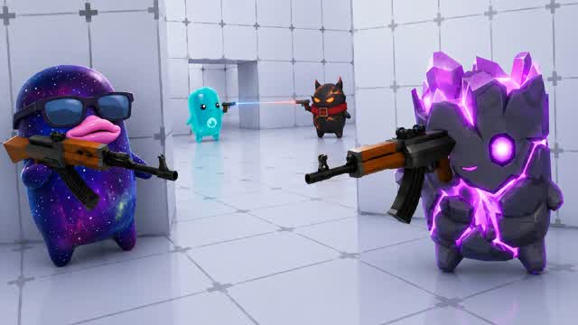 RVB RED VS BLUE SPRITE — Fortnite Creative map cover art