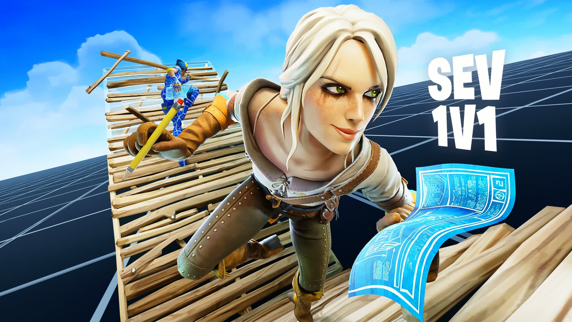 Sev 1v1 Build Fights (200 Pumps) — Fortnite Creative map