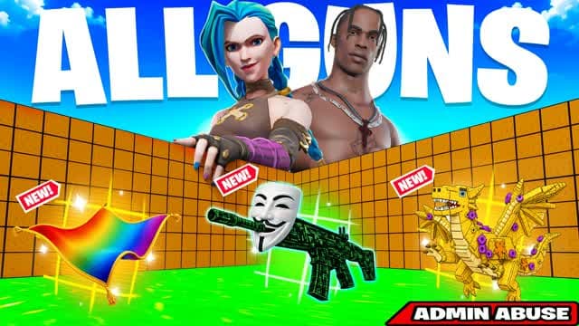 ULTRA 1v1 WITH EVERY GUN — Fortnite Creative map cover art