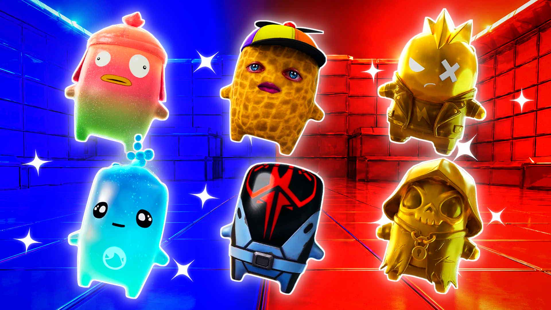 BLUE VS RED HARD PULSE 🔵🔴 — Fortnite Creative map