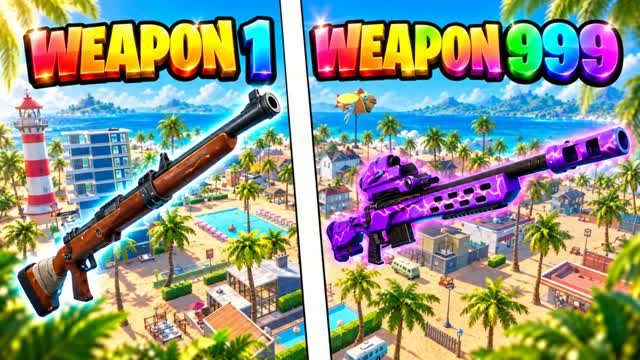 TROPICAL SNIPER ONE SHOT GUN GAME 🎯 — Fortnite Creative map
