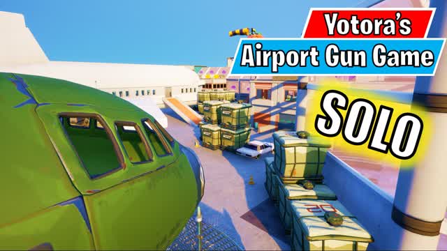 Yotora's Airport Gun Game (Solo) — Fortnite Creative map cover art
