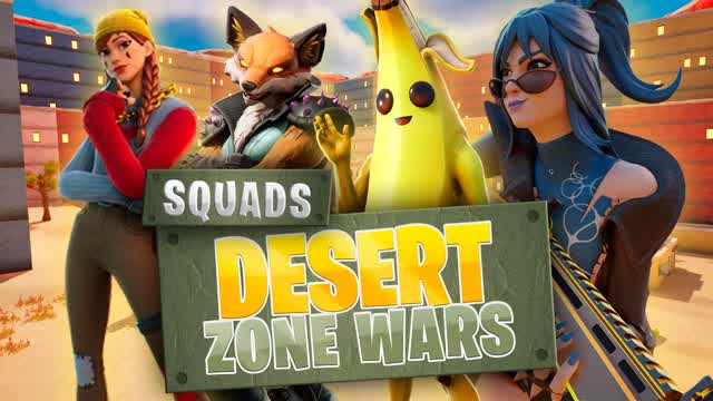 SQUADS | Desert Zone Wars — Fortnite Creative map