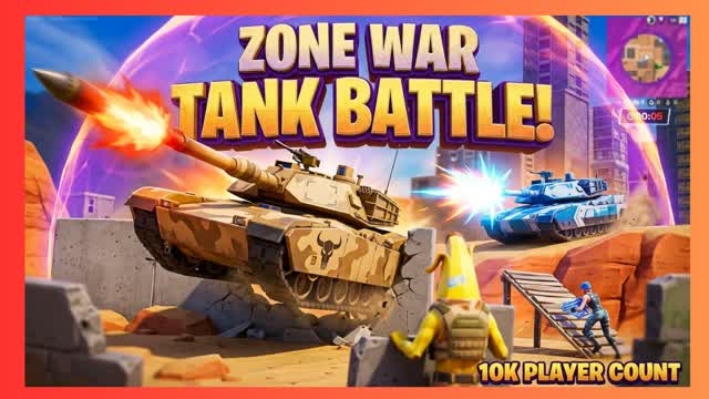 ZONEWAR BATTLE WORLD — Fortnite Creative map
