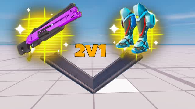 2v1 للمرح فقط — Fortnite Creative map cover art