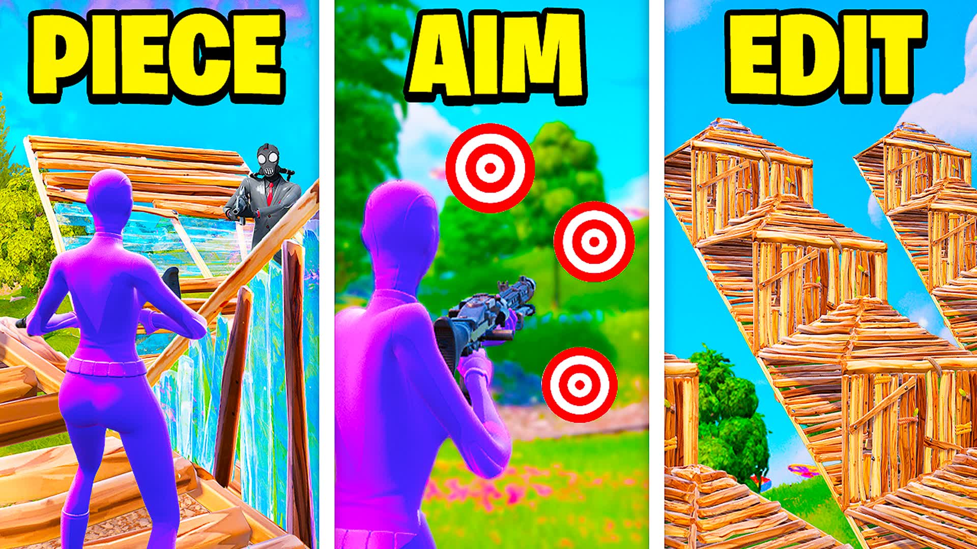 🎯Aim Edit Piece Control & 1v1 Soush — Fortnite Creative map