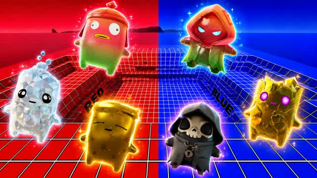 BLUE VS RED CORE SIGNAL REMOTE🔵🔴 — Fortnite Creative map cover art