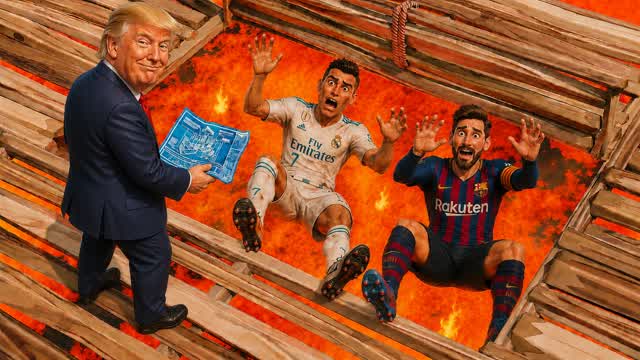 Floor Is Lava RonaldoXMessi — Fortnite Creative map