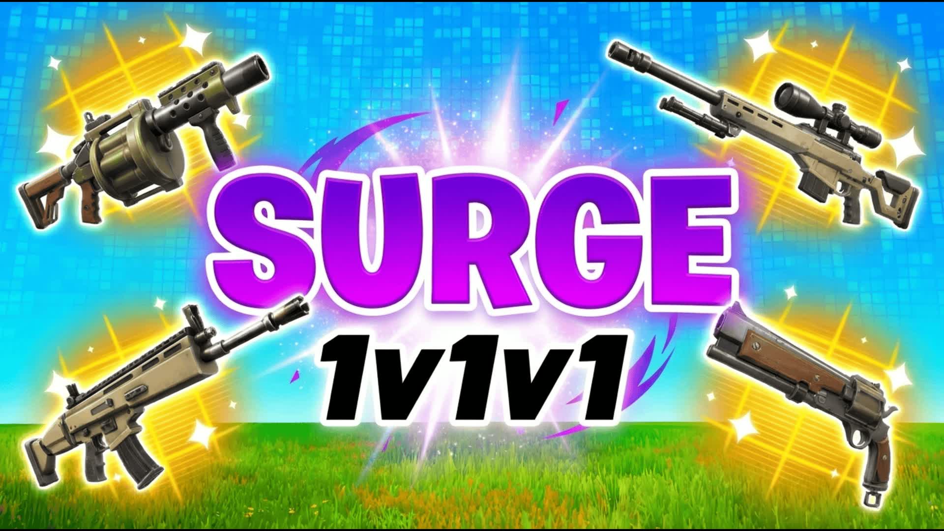 SURGE RELOAD 1v1v1 — Fortnite Creative map
