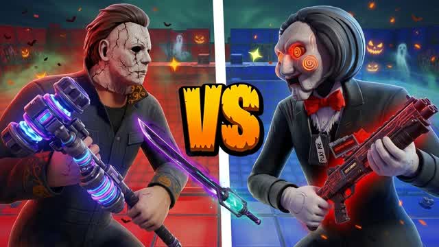 🎃🔴 HALLOWEEN RED VS BLUE 🔵👻 — Fortnite Creative map cover art