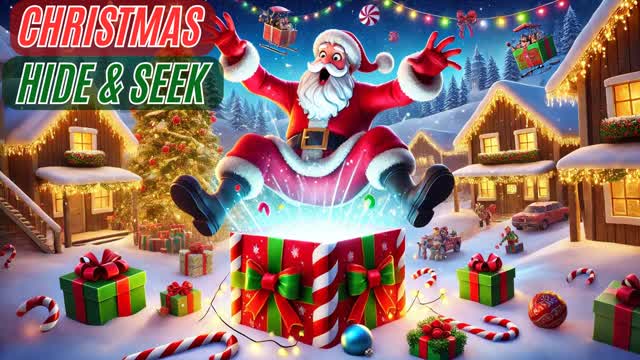 CHRISTMAS HIDE AND SEEK - Winter Map 🎅 — Fortnite Creative map cover art