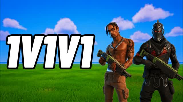 1v1v1 ساحة المعرفين 💎 — Fortnite Creative map cover art