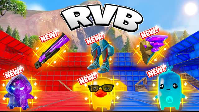SUMMER RED VS BLUE 🔴🔵 [RVB] — Fortnite Creative map