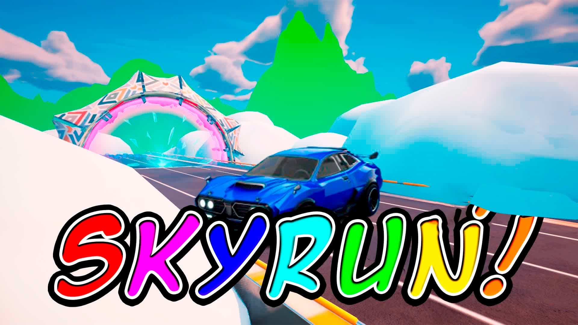 SKYRUN RACE B. — Fortnite Creative map